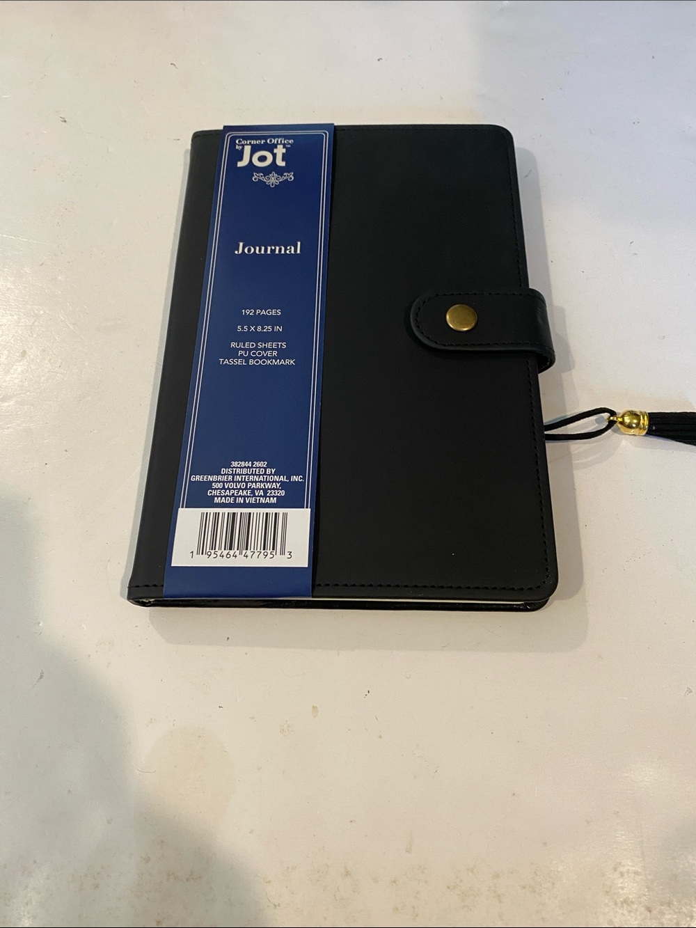 NWT Jot Corner Office Faux Leather Journal
